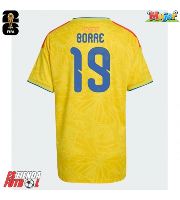 Colombia Rafael Santos Borre #19 Primera Equipación Mujer Mundial 2026 Manga Corta